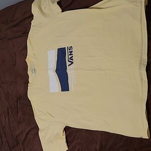 Vans Yellow T-Shirt size Xl
